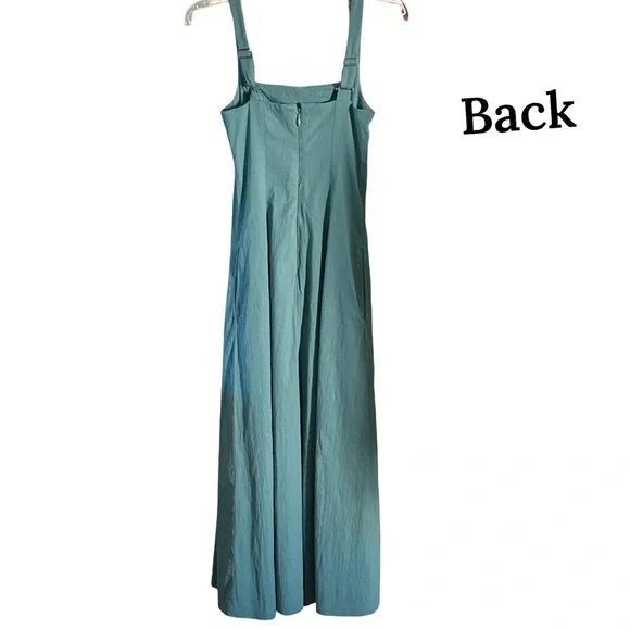 Abercrombie & Fitch Teal Midi Dress - Picture 6 of 9